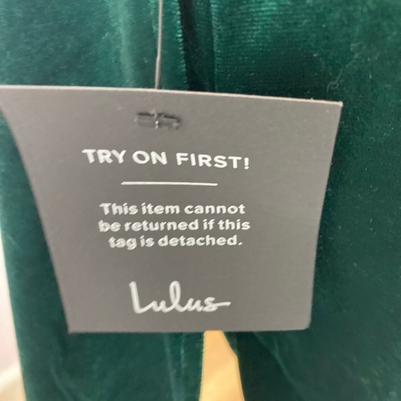 Lulus Living it Luxe Emerald Green Velvet Tulip Mini Dress - Picture 10 of 16